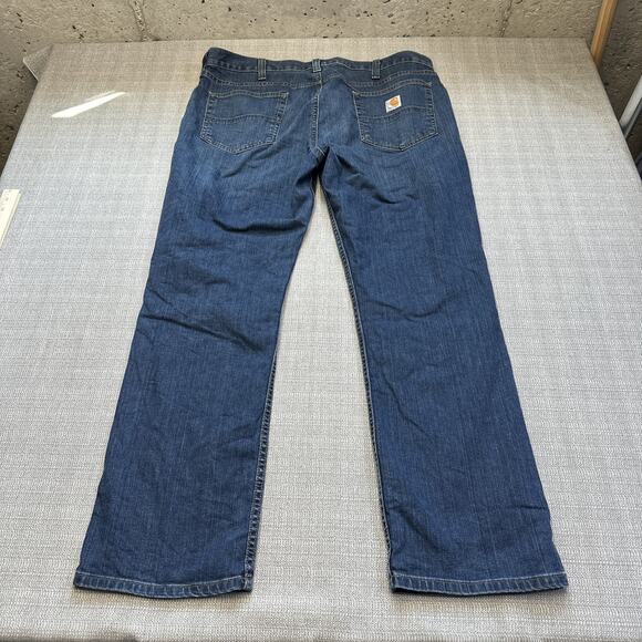 Carhartt Jeans Mens 38x30 Relaxed Fit Rugged Flex Straight‎ Leg Workwear Pants - Picture 5 of 10